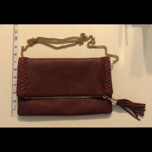 Burgundy Clutch